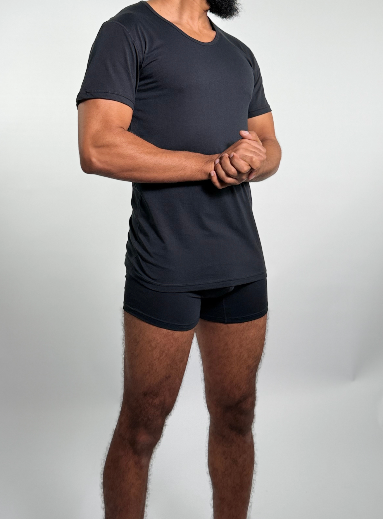 T-shirt d’intérieur – Col rond (100% coton)